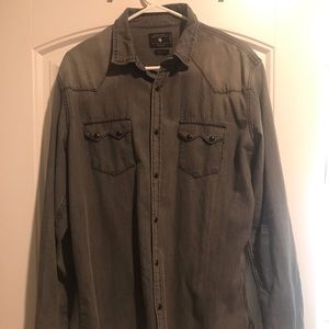 ZARA Jeans button up shirt